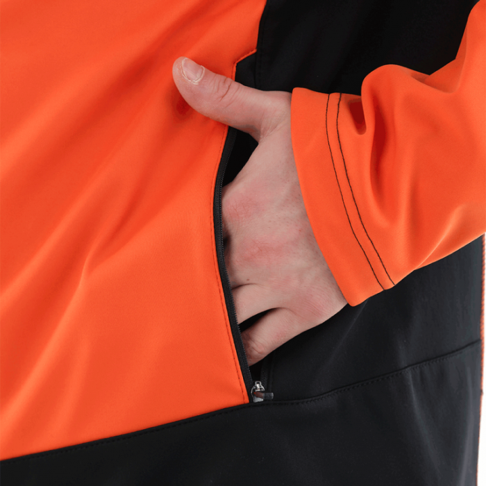 Куртка Dragonfly Explorer Black-Orange мужская Softshell