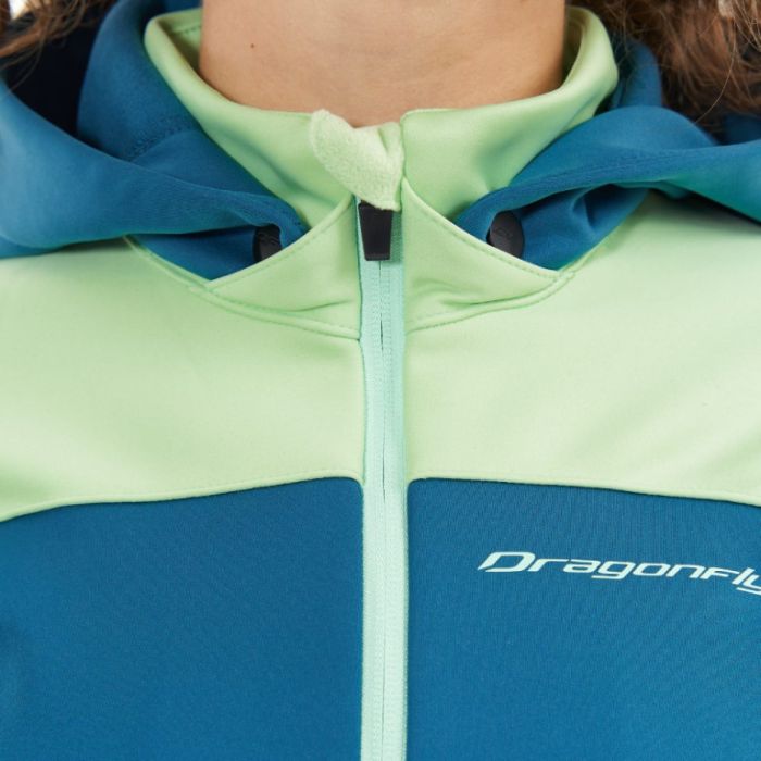 Куртка с капюшоном Dragonfly EXPLORER 2.0 Woman Green 2024