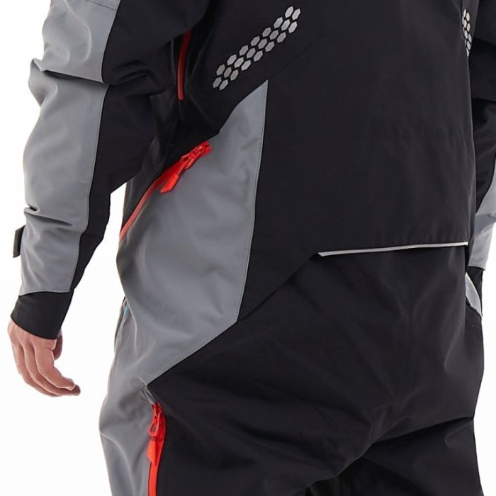Комбинезон Dragonfly EXTREME 2.0 Man Black - Red - Grey 2024 Утепленный (100)