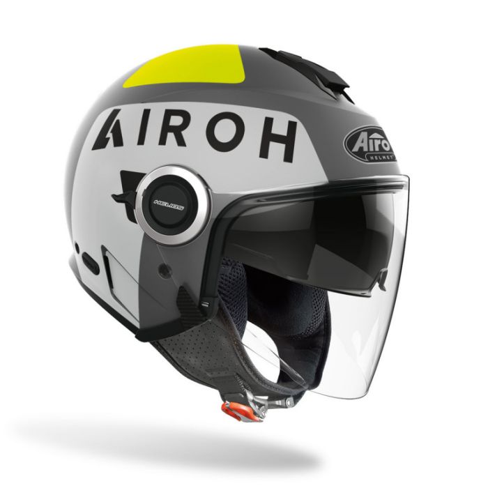Открытый шлем Airoh Helios Up Grey Matt