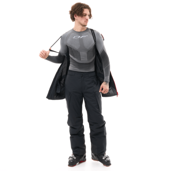 Куртка горнолыжная утепленная Dragonfly Gravity Man Black - Red
