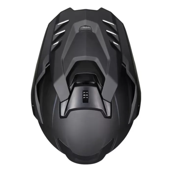 Шлем кроссовый со стеклом O'NEAL D-SRS Solid V24, мат. черный