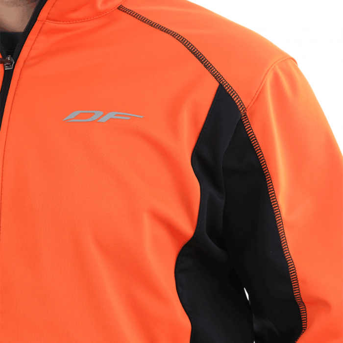 Куртка Dragonfly Explorer Black-Orange мужская Softshell