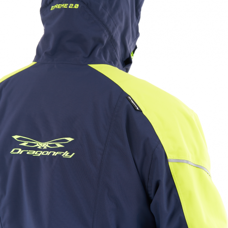 Снегоходный комбинезон Dragonfly Extreme 2.0 MAN Blue-Yellow Fluo Snowbike