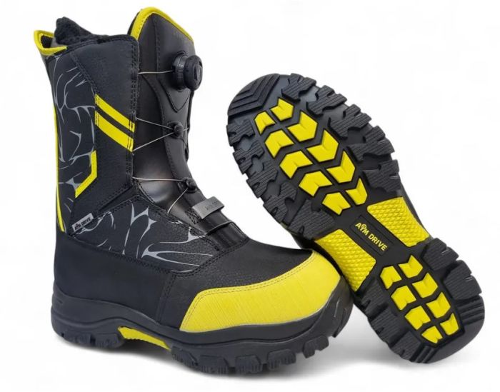 Ботинки снегоходные AiM Drive Snowmobile Yellow