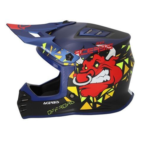 Мотошлем детский кроссовый Acerbis Profile Junior Blue/Black