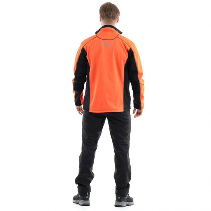 Куртка Dragonfly Explorer Black-Orange мужская Softshell