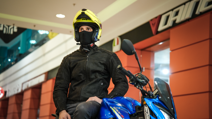 Шлем модуляр IXS iXS460 FG 2.0 желтый/черный