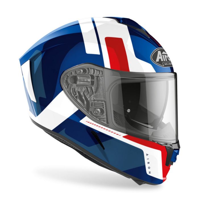 Шлем интеграл Airoh Spark Shogun Blue/red Gloss