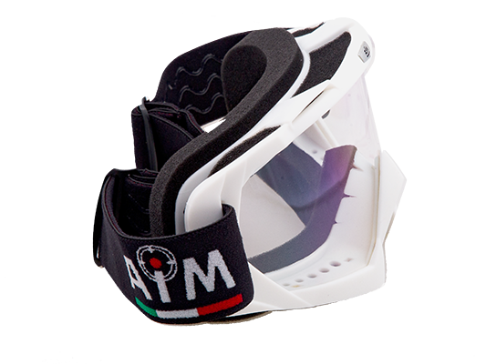 Кроссовые очки AIM PRO 634-700 белые