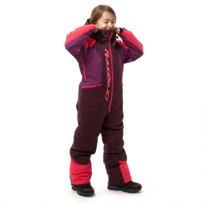 Зимний детскийи комбинезон Dragonfly Junior Gravity 2023 Purple - Brown