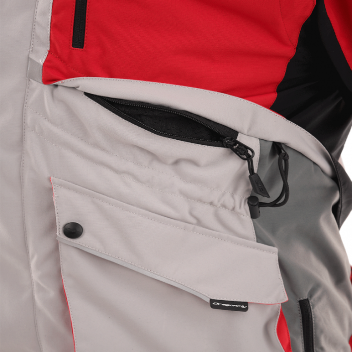 Куртка Эндуро Dragonfly Freeride Grey-Red 2020