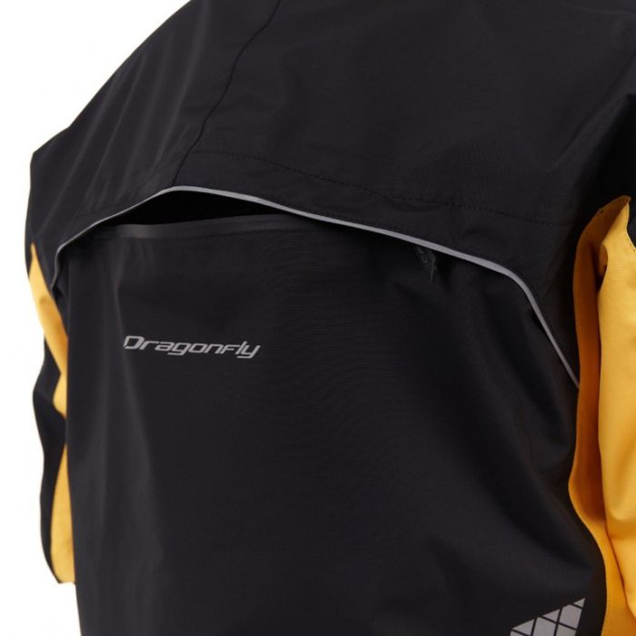 Мембранная куртка Dragonfly QUAD PRO Black - Yellow 2023