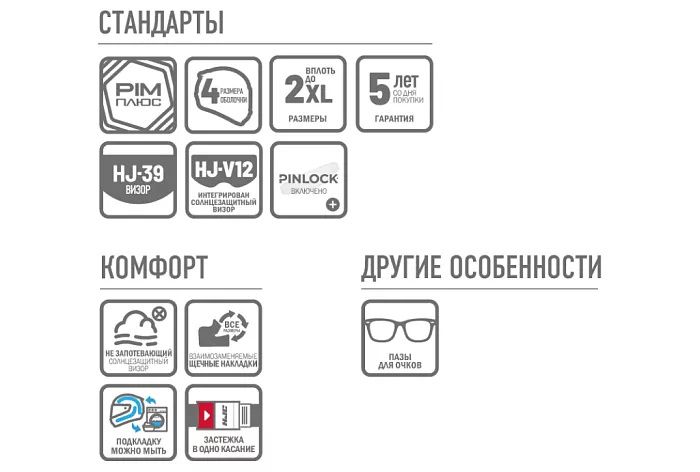 Мотошлем открытый HJC RPHA31 Black Matt