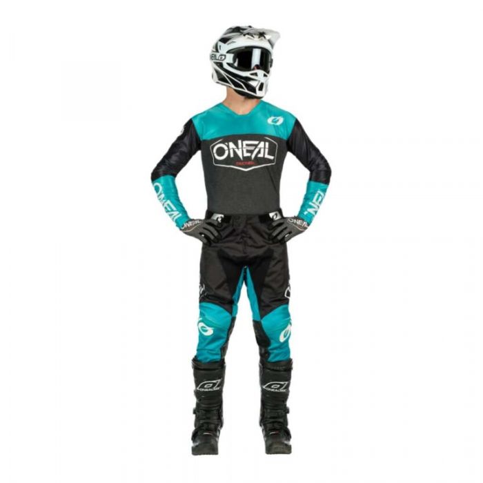 Джерси Oneal Mayhem Hexx, бирюзовый,/черный