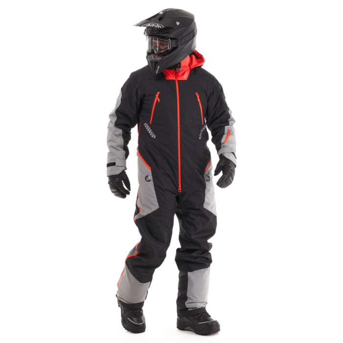 Комбинезон Dragonfly EXTREME 2.0 Man Black - Red - Grey 2024 Утепленный (100)