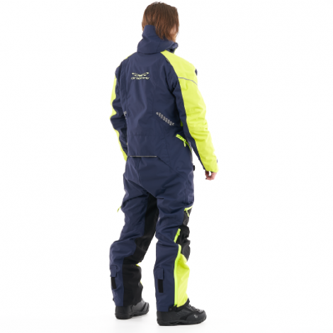 Снегоходный комбинезон Dragonfly Extreme 2.0 MAN Blue-Yellow Fluo Snowbike