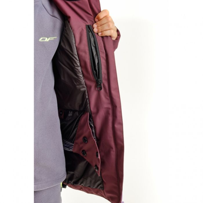 Куртка утепленная детская Dragonfly Gravity Teenager 2023 Purple - Brown