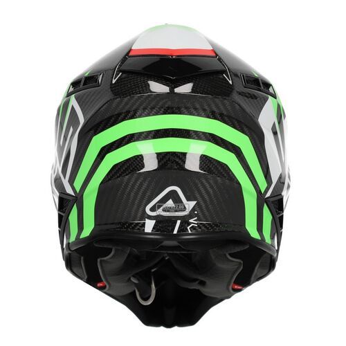 Шлем Acerbis STEEL CARBON 22-06 Green/Red