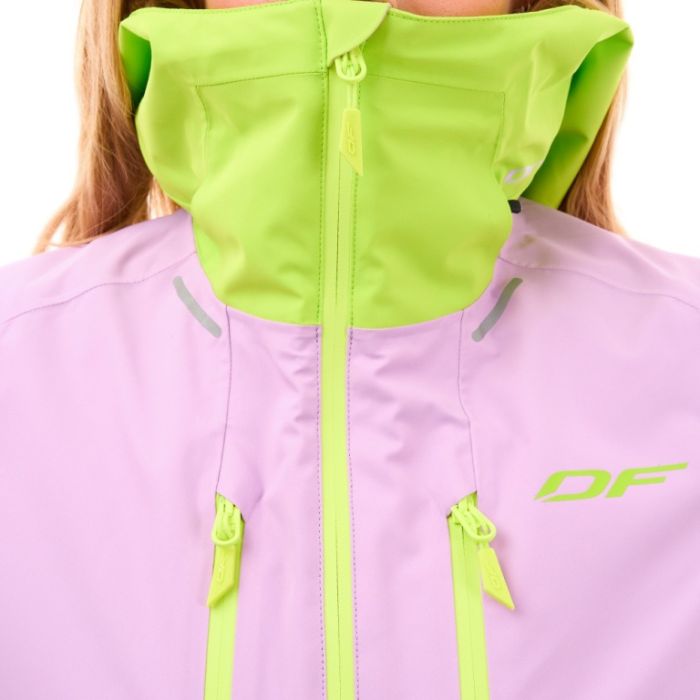 Куртка горнолыжная утепленная Dragonfly Gravity Woman Purple - Lime