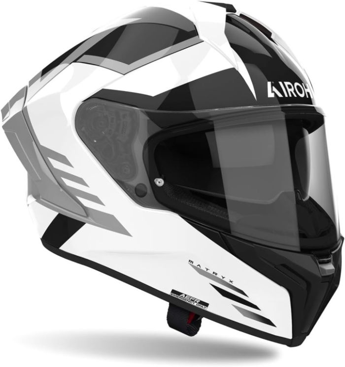 Шлем модуляр Airoh Matryx Thron White Gloss