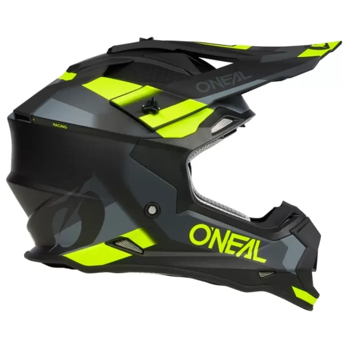 Шлем кроссовый O'NEAL 2Series Spyde V.23 серый/желтый