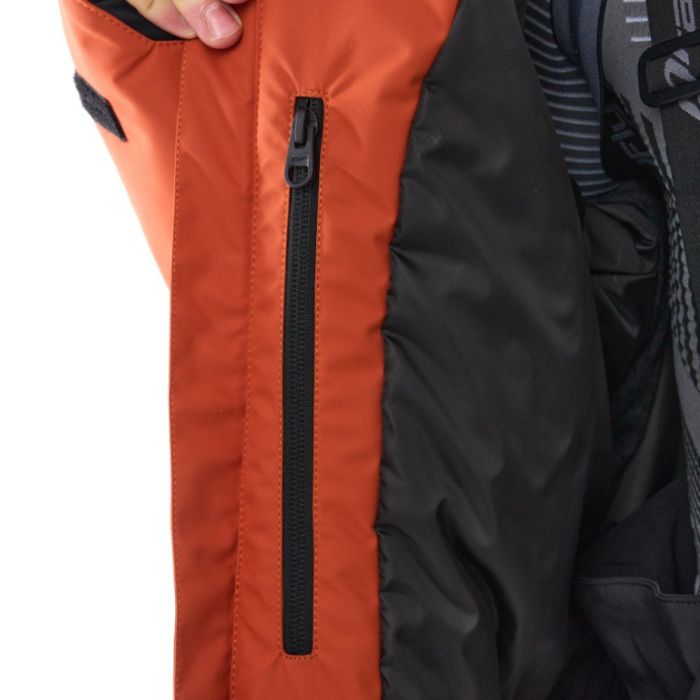Куртка горнолыжная утепленная Dragonfly Gravity Man Brown - Blue