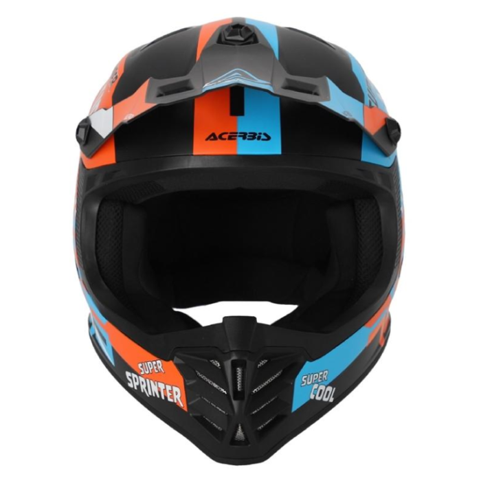 Мотошлем детский кроссовый Acerbis Profile Junior Black/Orange