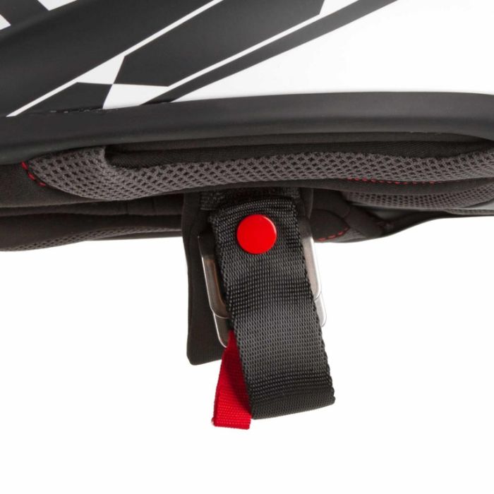 Шлем Детский Кроссовый Acerbis Impact Steel kid, белый/черный