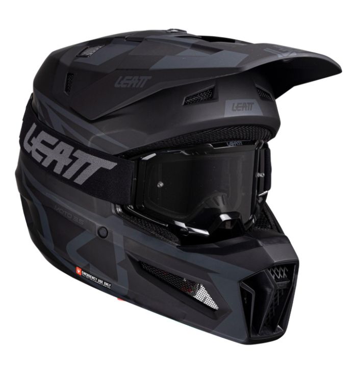 Шлем кроссовый Leatt Moto 3.5 Helmet Kit V25 Stealth