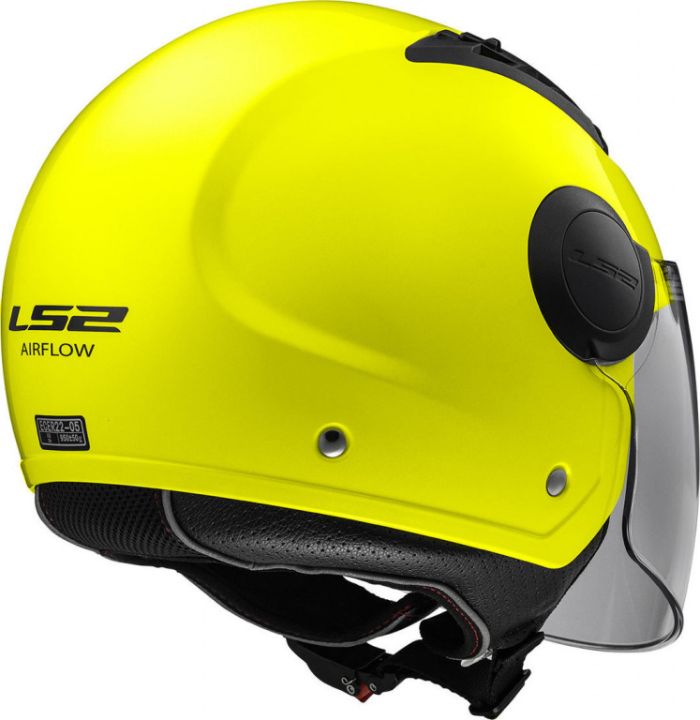 LS2 Мотошлем OF562 AIRFLOW Solid желтый матовый