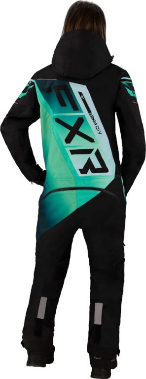 Комбинезон женский FXR CX F.A.S.T. Ins Monosuit 23 Black/Mint Fade