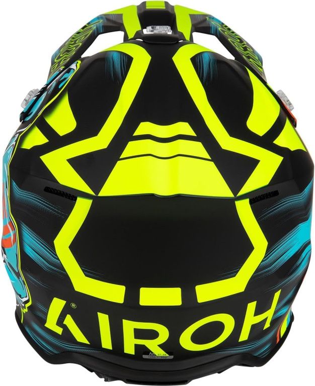 Мотошлем Airoh Wraaap Cyber yellow matt