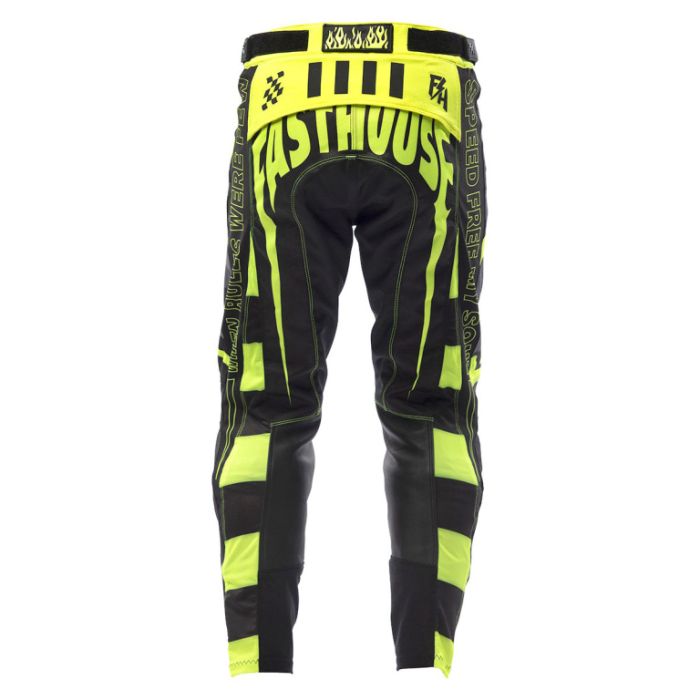 Брюки кроссовые Fasthouse Grindhouse Riot Black High Viz
