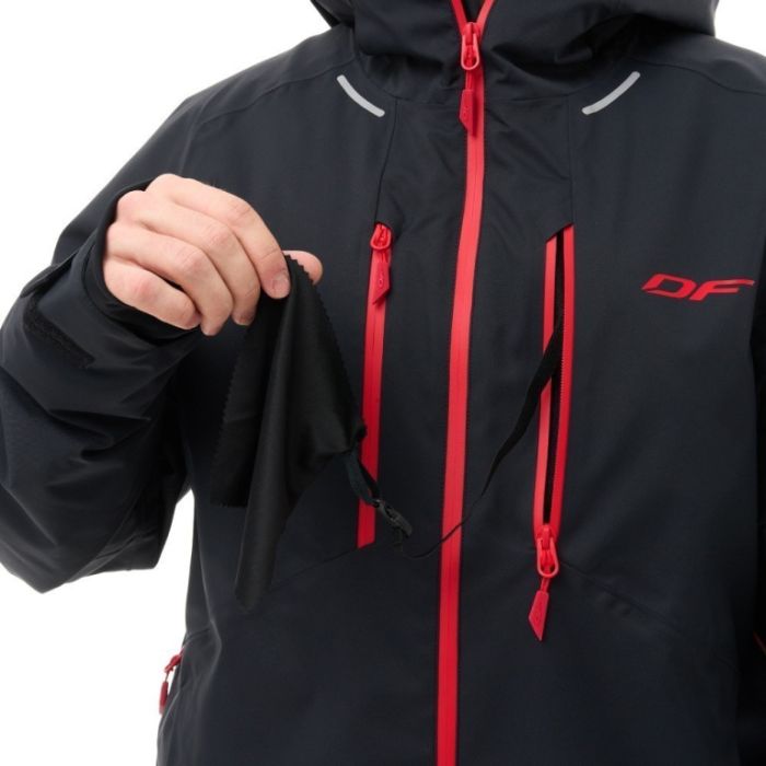 Куртка горнолыжная утепленная Dragonfly Gravity Man Black - Red