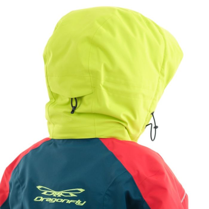 Зимний детскийи комбинезон Dragonfly Junior Gravity Red-Dark Ocean 2023
