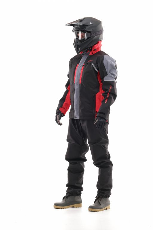 Мембранная куртка Dragonfly QUAD PRO Black - Red 2023