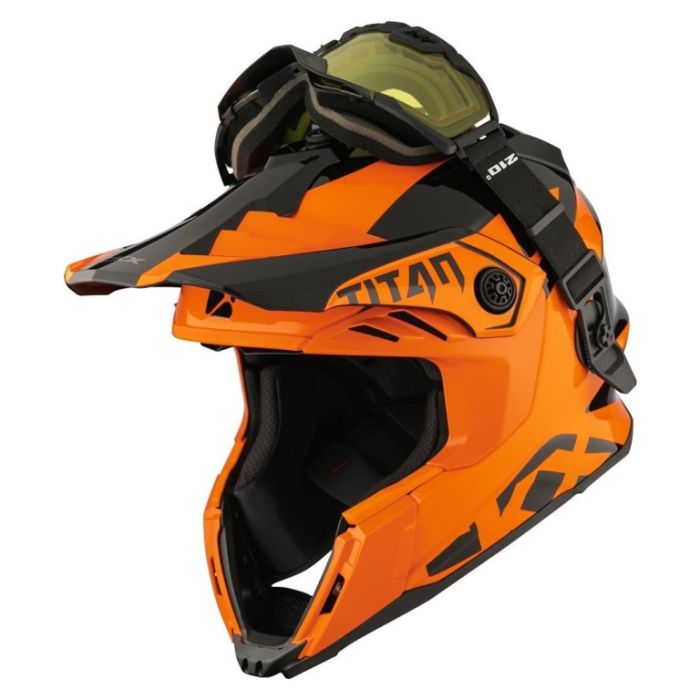 Шлем снегоходный CKX Titan Airflow Extra Orange