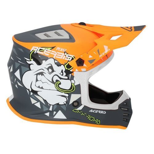 Мотошлем детский кроссовый Acerbis Profile Junior Orange/Grey