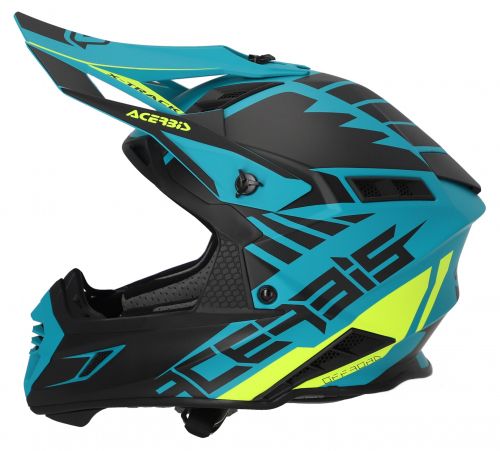 Мотошлем кроссовый Acerbis X-Track 22-06 Green/Black