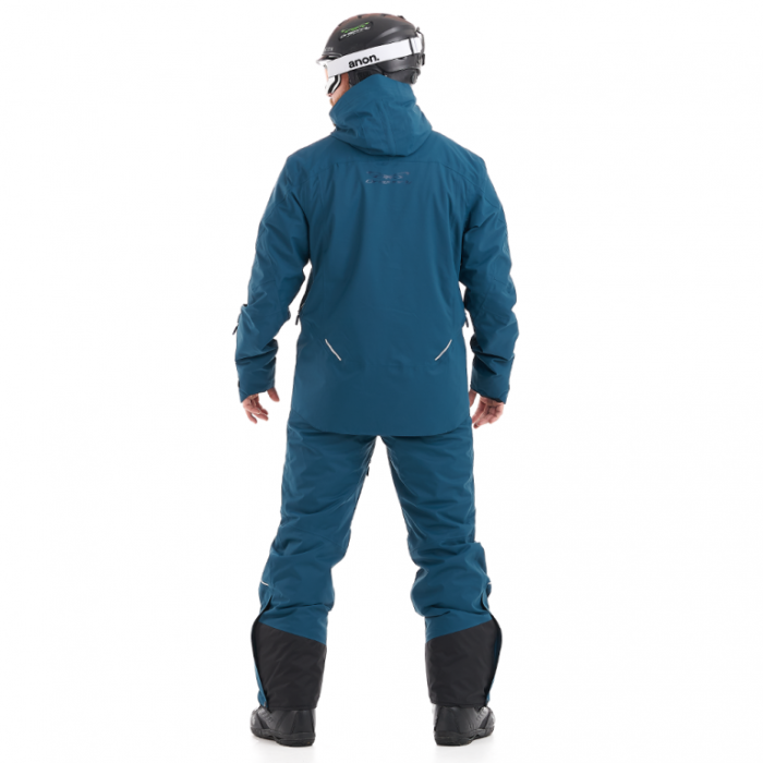 Куртка горнолыжная утепленная Dragonfly Gravity Premium Man Gray-Dark Ocean