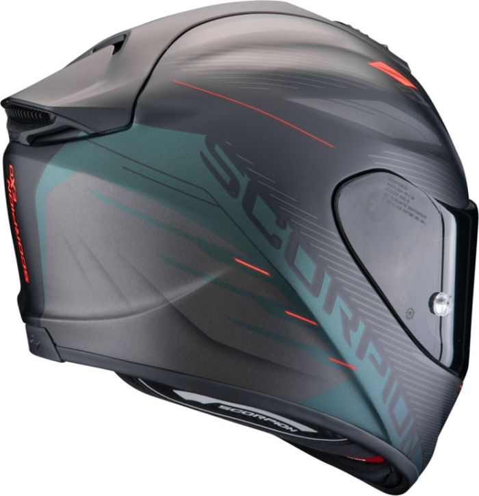 Мотошлем Scorpion Exo EXO-1400 EVO II AIR Luma Черный Матовый/Зеленый