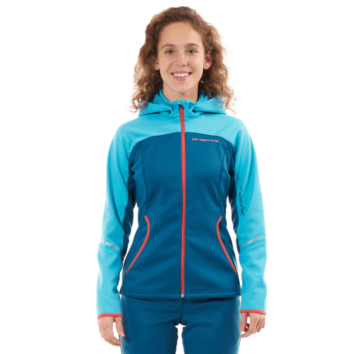 Куртка с капюшоном Dragonfly EXPLORER 2.0 Woman Scuba Blue 2024