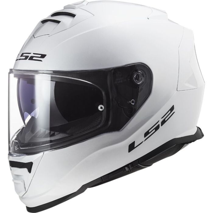 Мотошлем интеграл LS2 FF800 STORM II SOLID белый