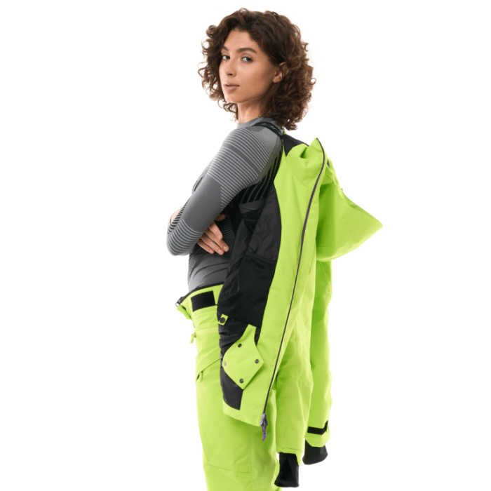 Куртка горнолыжная утепленная Dragonfly Gravity Woman Lime