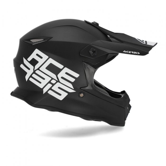 Мотошлем кроссовый детский Acerbis Impact Steel черный