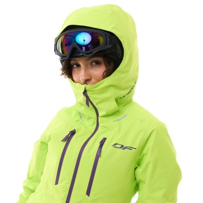 Куртка горнолыжная утепленная Dragonfly Gravity Woman Lime