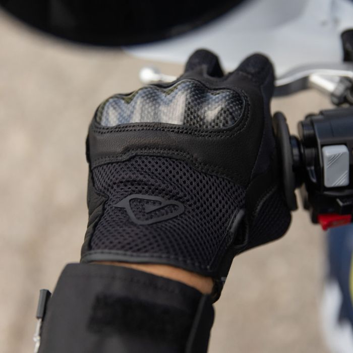 Перчатки комбинированные Acerbis CE RAMSEY LEATHER 2.0 Black