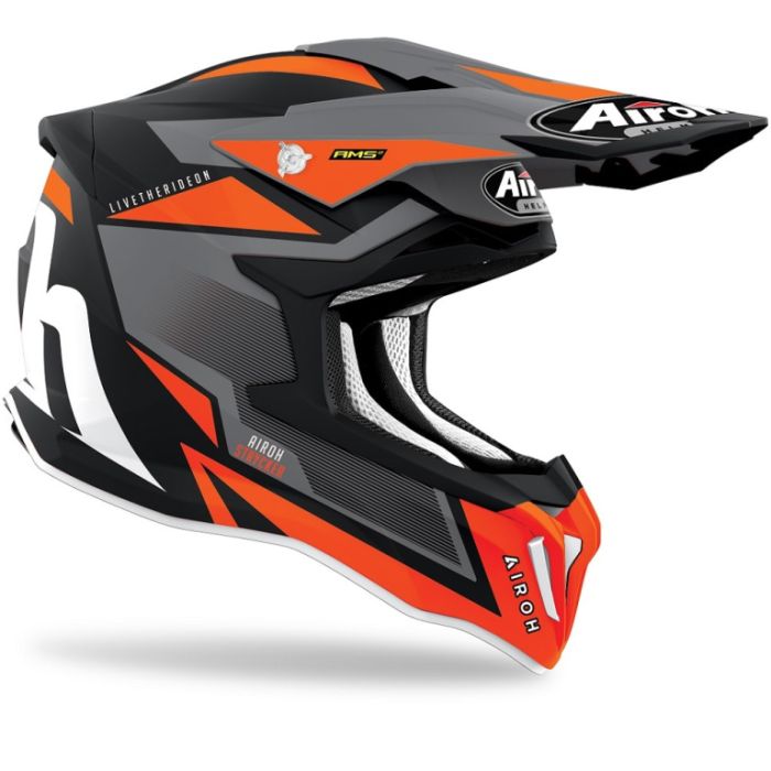 Шлем кроссовый Airoh Strycker Orange Matt