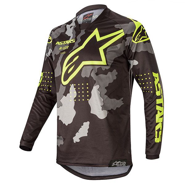 Комплект для мотокросса Replica Alpinestars серый/камо/желтый
